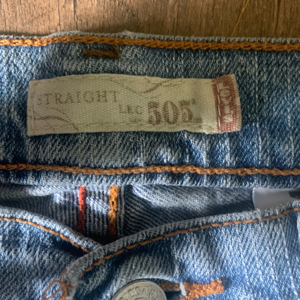 Levi’s Straight Leg 505 Jeans Sz 6L - Picture 4 of 6